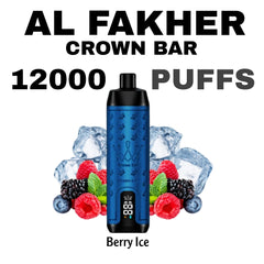 Al Fakher Crown Bar 12000 Puffs 50MG Best Disposable Vape in UAE
