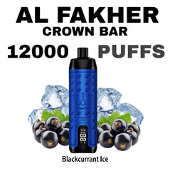 Al Fakher Crown Bar 12000 Puffs 50MG Best Disposable Vape in UAE