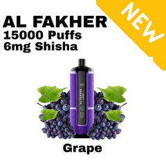 Al Fakher Crown Bar Puffs Grape 15000 Puffs