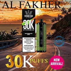 Al Fakher 30000 Puffs Heypermax Watermelon Kiwi Disposable Vape in UAE