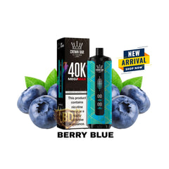 Al Fakher Crown Bar Mega Max 40000 Puffs Berry Blue