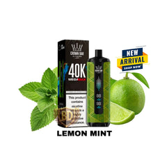 Al Fakher Crown Bar Mega Max 40000 Puffs Lemon Mint