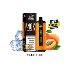 Al Fakher Crown Bar Mega Max 40000 Puffs Peach ice