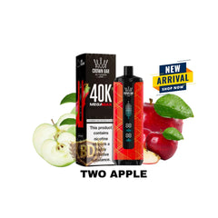 Al Fakher Crown Bar Mega Max 40000 Puffs TWO APPLE