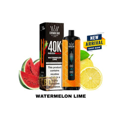 Al Fakher Crown Bar Mega Max 40000 Puffs Watermelon Lime