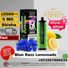 Al Fakher Crown Bar Hypermax 15000 Puffs Disposable Vape