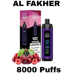 Al Fakher Pro Crown Bar 8000 Puffs Dtl Disposable Vape