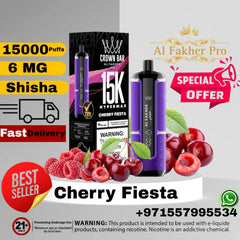 Al Fakher Crown Bar Hypermax 15000 Puffs Disposable Vape