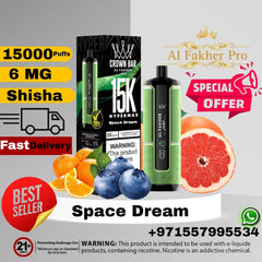 Al Fakher Crown Bar Space Dream 15000 Puffs