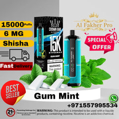 Al Fakher Crown Bar Hypermax 15000 Puffs Disposable Vape