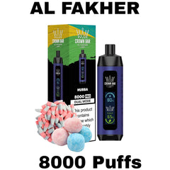 Al Fakher Pro Crown Bar 8000 Puffs Dtl Disposable Vape