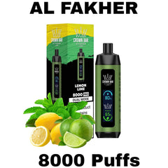 Al Fakher Pro Crown Bar 8000 Puffs Lemon Lime
