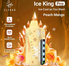 ELFBAR Ice King Pro 40000 Puffs Peach Mango
