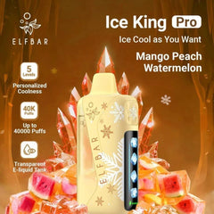 ELFBAR Ice King Pro 40000 Puffs Mango Peach Watermelon