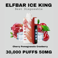 Best ELFBAR Ice King 30K Puffs Cherry Pomegranate Cranberry in Dubai UAE