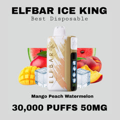 Best ELFBAR Ice King 30K Puffs Mango Peach Watermelon in Dubai UAE