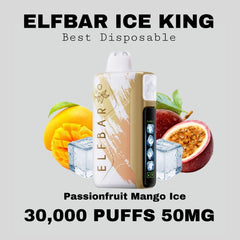 Best ELFBAR Ice King 30K Puffs Passion Fruit Mango Ice in Dubai UAE
