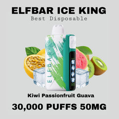 Best ELFBAR Ice King 30K Kiwi Passion Fruit Guava in Dubai UAE