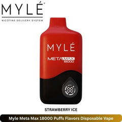 Myle Meta Max 18000 Puffs Strawberry Ice
