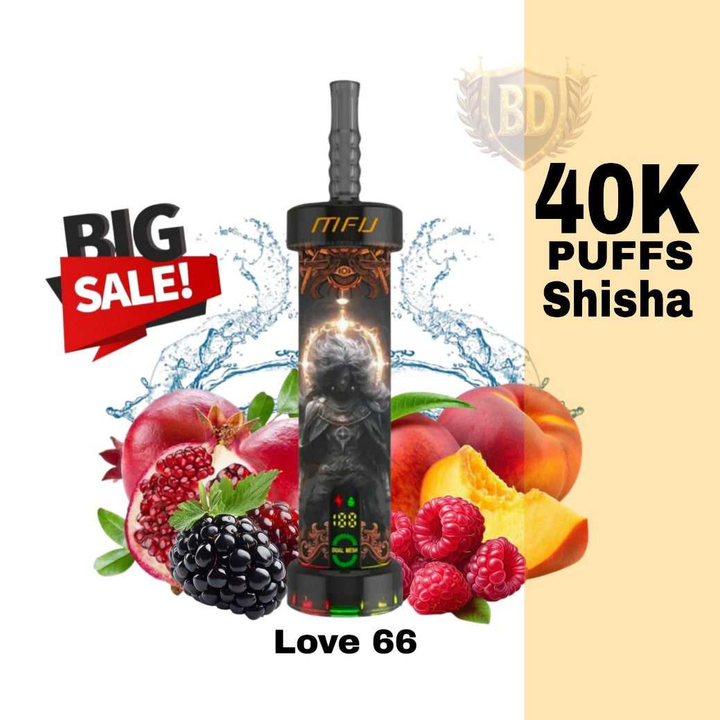 MFU Shisha X1 40K Puffs Love 66 Disposable Vape in Dubai UAE Best Disposable Vape MFU Shisha X1 40K Puffs Love 66 Disposable Vape in Dubai UAE Best Disposable Vape