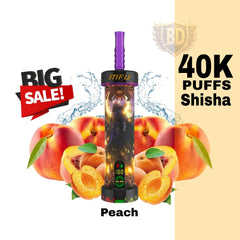 MFU Shisha X1 40K Puffs Peach Disposable Vape