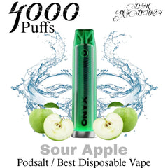 Pod Salt Onyx Sour Apple 20mg 4000 Puffs in Dubai UAE