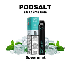 Pod Salt Go 2500 Puffs Spearmint Disposable Vape in Dubai UAE