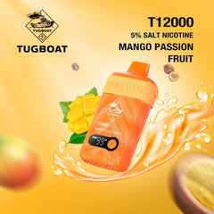 Tugboat T12000 Disposable Vape Mango Passion Fruit