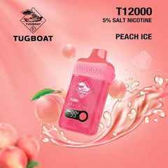 Tugboat T12000 Disposable Vape Peach Ice