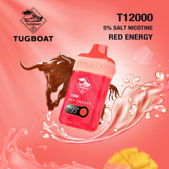 Tugboat T12000 Disposable Vape Red Energy