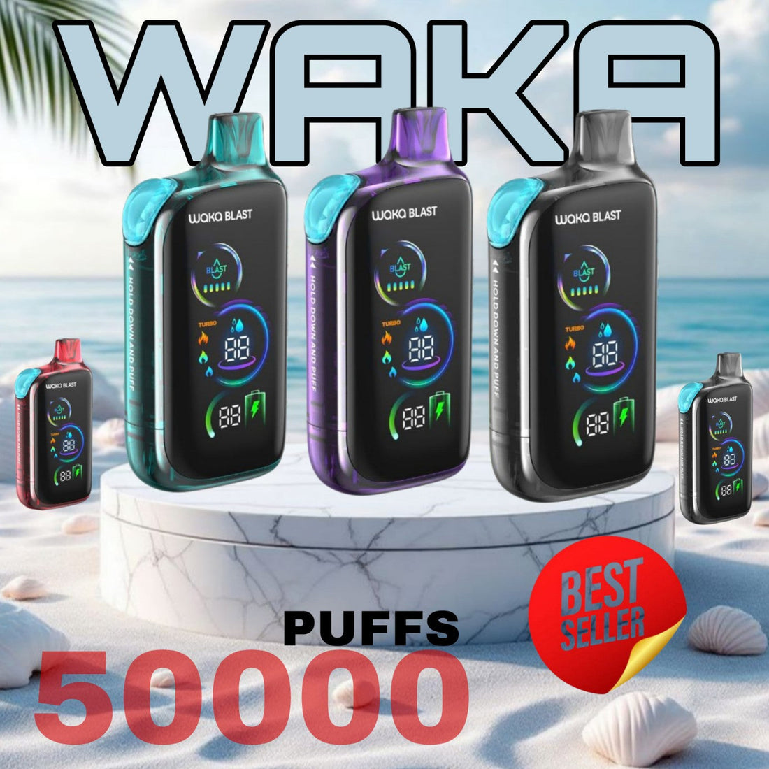 How to use Waka ice Blast 50000 Puffs