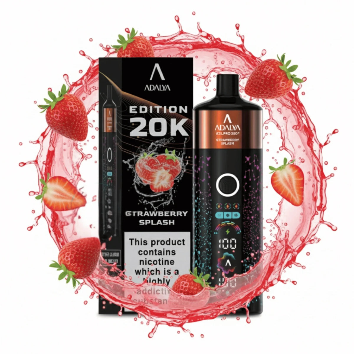 Adalya Edition 20000 Puffs Strawberry Splash