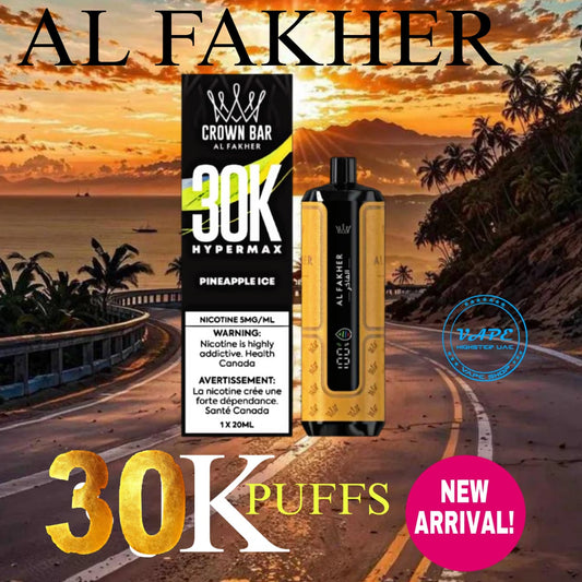 Al Fakher 30000 Puffs Heypermax  Pineapple Ice Disposable Vape in UAE