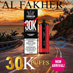 Al Fakher 30000 Puffs Heypermax Strawberry Cherry Disposable Vape in UAE