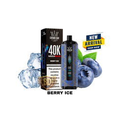Al Fakher Crown Bar Mega Max 40000 Puffs Berry Ice