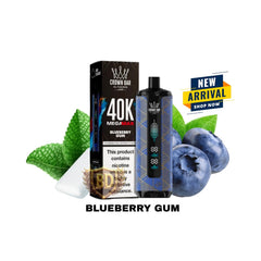 Al Fakher Crown Bar Mega Max 40000 Puffs Blueberry Gum
