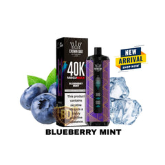 Al Fakher Crown Bar Mega Max 40000 Puffs Blueberry Mint