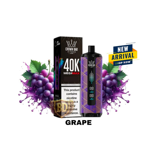 Al Fakher Crown Bar Mega Max 40000 Puffs GRAPE