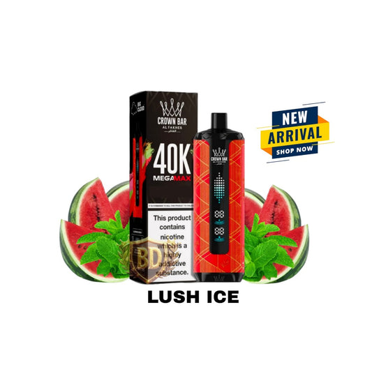 Al Fakher Crown Bar Mega Max 40000 Puffs Lush Ice
