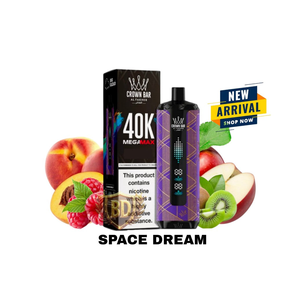 Al Fakher Crown Bar Mega Max 40000 Puffs Space Dream