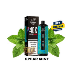 Al Fakher Crown Bar Mega Max 40000 Puffs SPEAR MINT