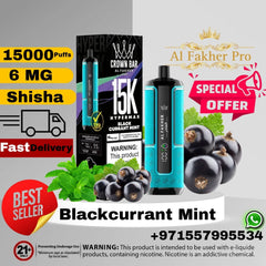 Al Fakher Crown Bar Hypermax  15000 Puffs Disposable Vape