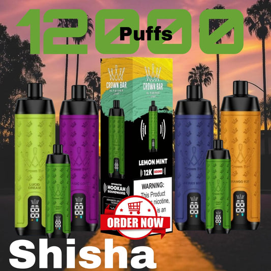 Al Fakher Crown Bar 12000 Puffs 50MG Best Disposable Vape in UAE