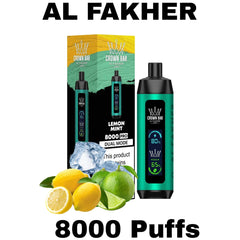 Al Fakher Pro Crown Bar 8000 Puffs Dtl Disposable Vape