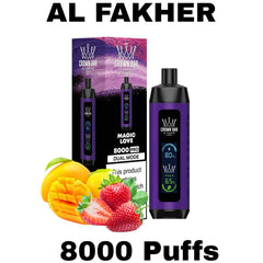 Al Fakher Pro Crown Bar 8000 Puffs Magic Love