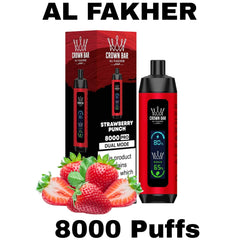 Al Fakher Pro Crown Bar 8000 Puffs Dtl Disposable Vape