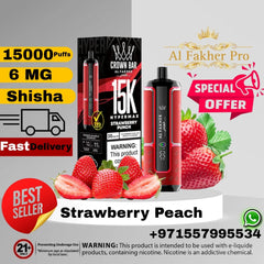 Al Fakher Crown Bar Hypermax  15000 Puffs Disposable Vape