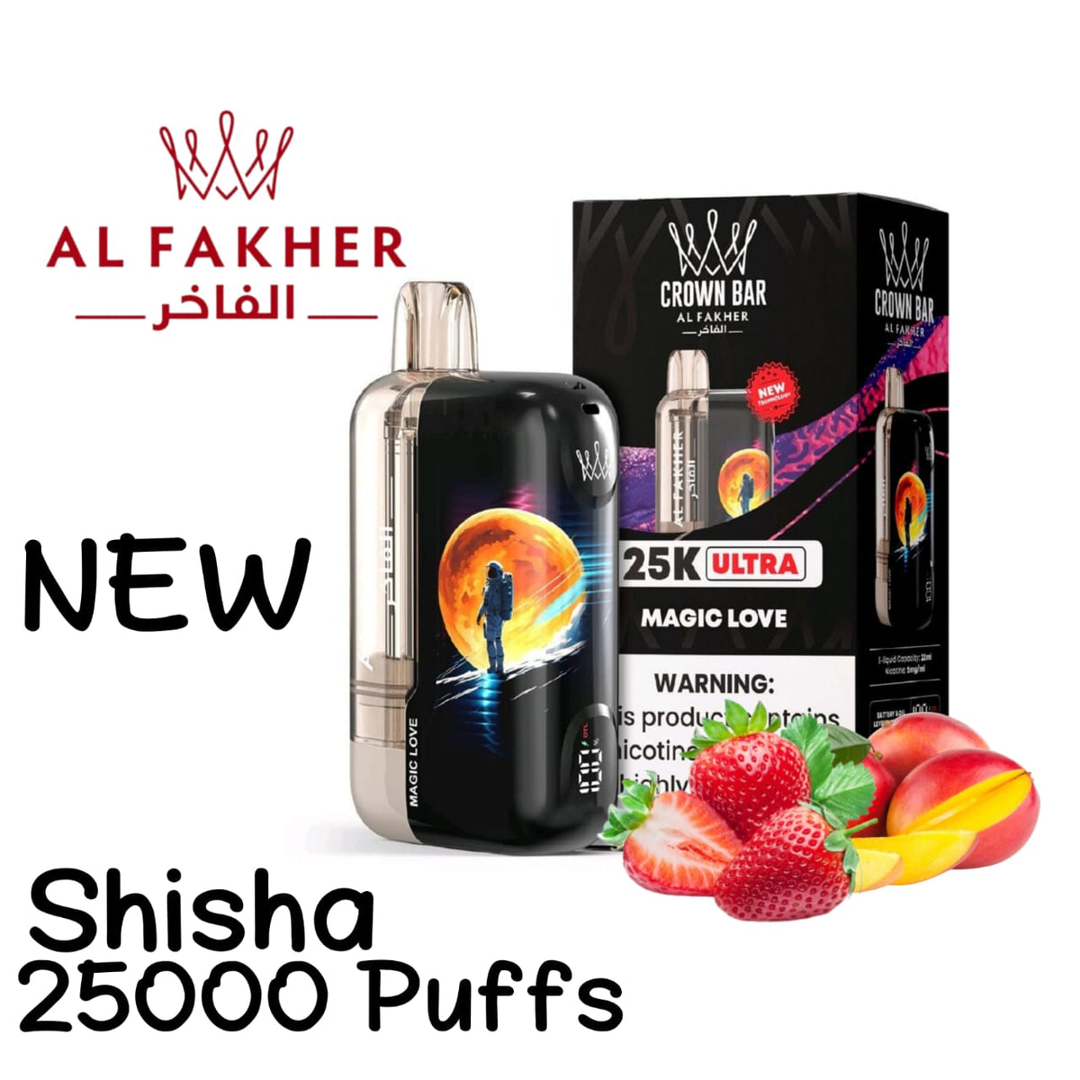 Al Fakher Ultra 25000 Puffs Magic Love Best Disposable Vape Al Fakher Ultra 25000 Puffs Magic Love Best Disposable Vape