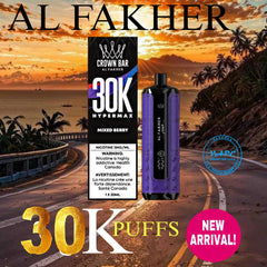 Al Fakher 30000 Puffs Heypermax Mixed Berry Disposable Vape in UAE