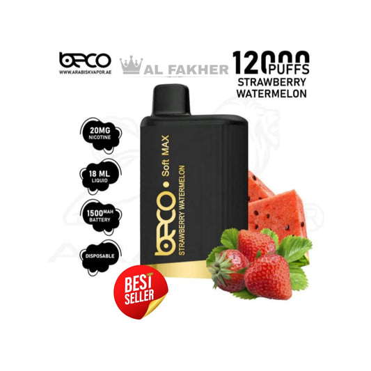 Beco Soft Max 12000 Puffs Strawberry Watermelon